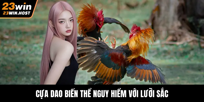 Cựa dao biến thể nguy hiểm với lưỡi sắc